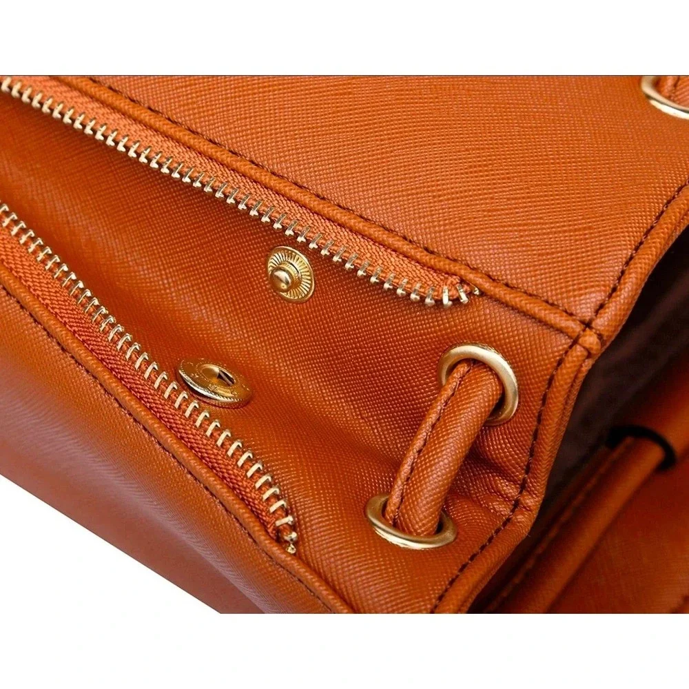 Women's Rucksack Shoulder Bag - Faux Leather Ladies Backpack Travel Bag